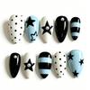 Summer European American 3D Strawberry Cherry Almond Nail Art Gel Tips