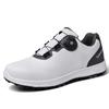 Golf shoes men's new fixed nails rotating buttons new non-slip waterproof breathable sports golf shoes