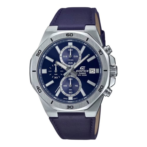 

Imported by Casio India Co. Pvt. Ltd. Casio EFV-640L-2AVUDF Men s Blue Watch