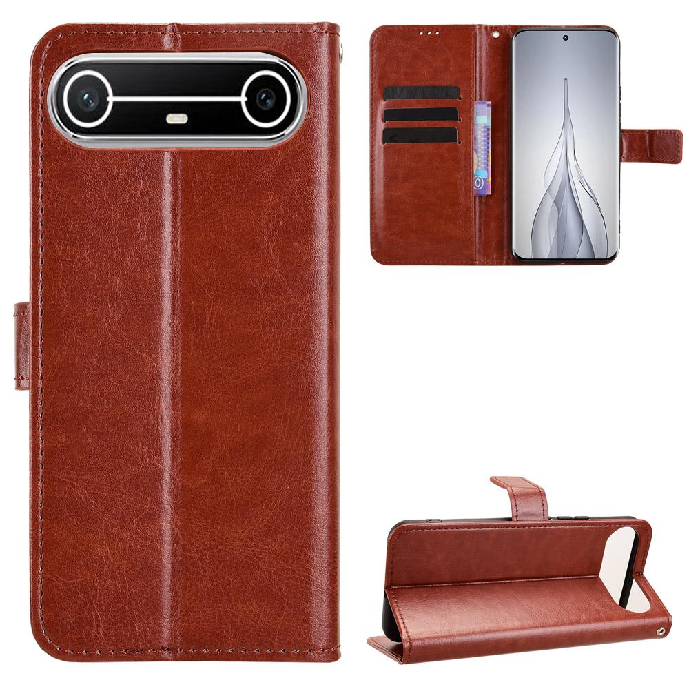 Flip Cover for Tecno Pova Slim / Tecno Spark Slim PU Leather Full-Body Protection [RFID Blocking] Phone Cases Wallet Cover