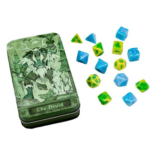Beadle & Grimms Dice Set In Tin (The Druid)