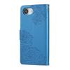 For iPhone 16e Case Rose Flower PU Leather Wallet Phone Cover with 3 Card Slots