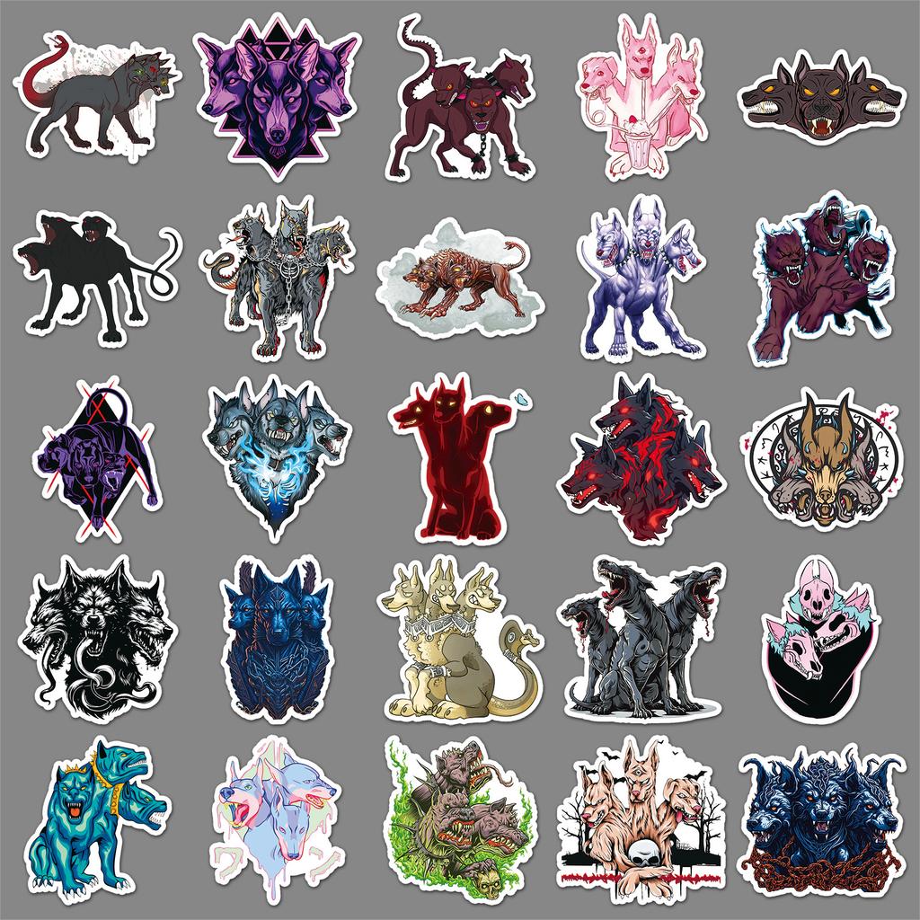 50 Graffiti Stickers Personalized Dark Style Cool Decorative Mobile Phone Case Suitcase Computer Stickers