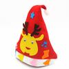 Adult Children Winter Warm Christmas Style Caps Non-woven Fabric Cartoon Hat