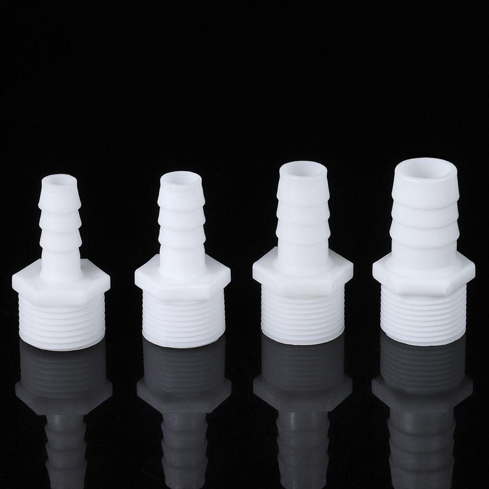 1/10Pcs Drip Irrigation System Hose Connector Pipe Fittings 3/4 Inch Thread To Barb Pipe Coupler