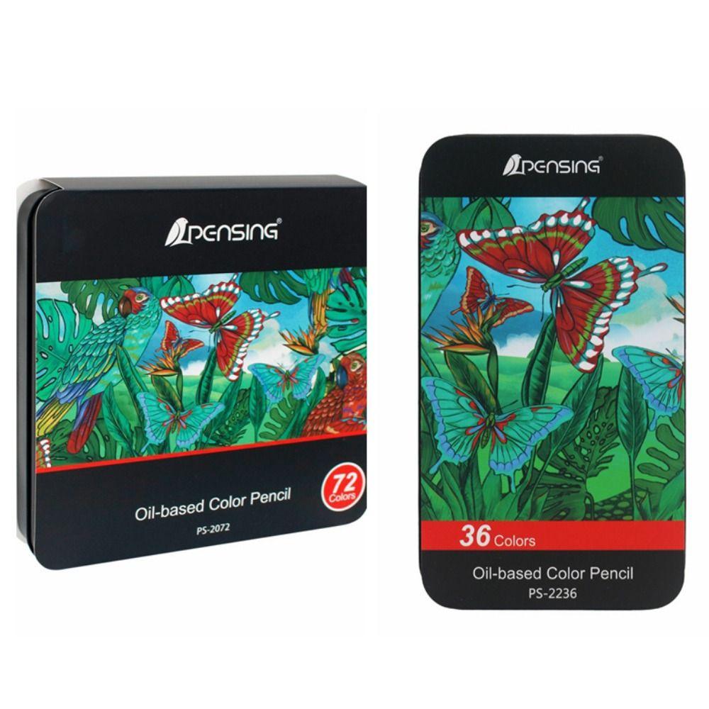 Oil Based Color Pencil Set Iron Box Oil Pencil Professional Drawing Pencil  Art Projects