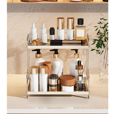 Cosmetic Storage Rack for Moisture-proof and Rust-proof Simple and Versatile for Bathroom Countertop Storage Cosmetics