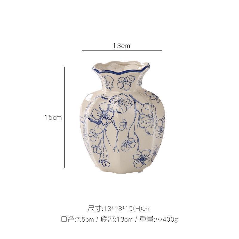 Plant Pots Table Decoration Ornaments Flower Arrangement Ceramic Vases Room Aesthetic Decor