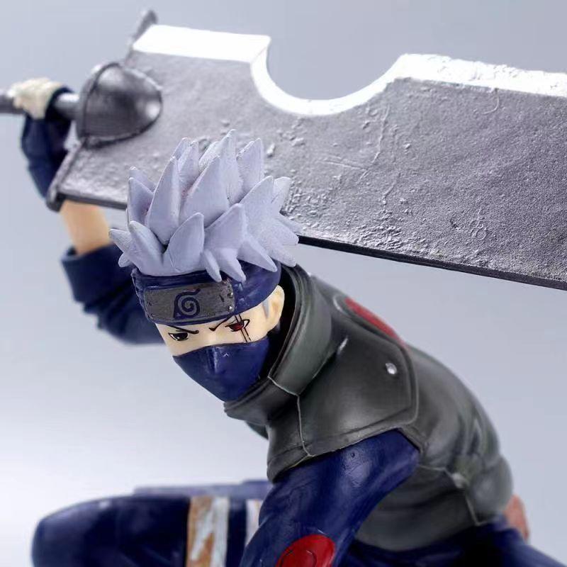 Figurka Anime Naruto Figurki NARUTO Kakashi Model Akcji Akcesoria Ozdoby Samochodowe Kreskówka Zabawki dla Dzieci Prezenty Piękny Design
