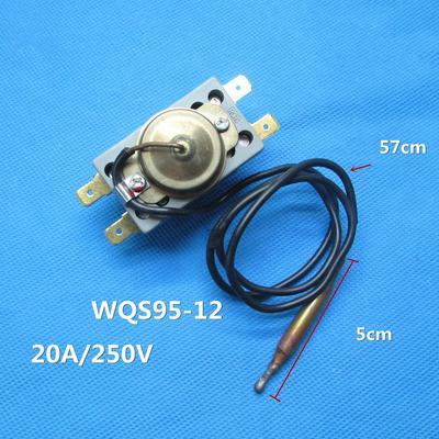 Termostat de limită de înlocuire WQS95-12 pentru încălzitor de apă electric 20A/250V Protector manual de supratemperatură cu resetare manuală
