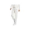 Adidas Originals Trefoil Solid Color Logo Embroidery Drawstring Casual Sport Pants Women Bottoms White HY7270