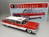 AMT Escala 1959 Ambulância Cadillac com Maca Kit Modelo de Plástico 1/25 (AMT1395)