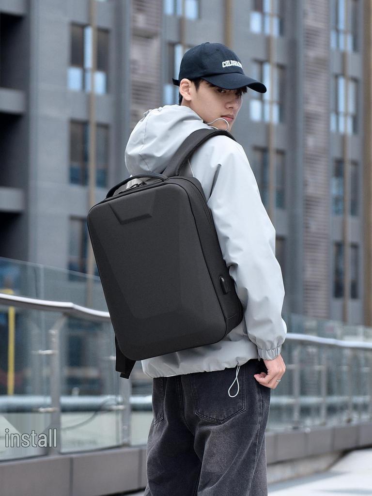 Men's Trendy Anti-Theft Lightweight Multi-Compartment Laptop Backpack
