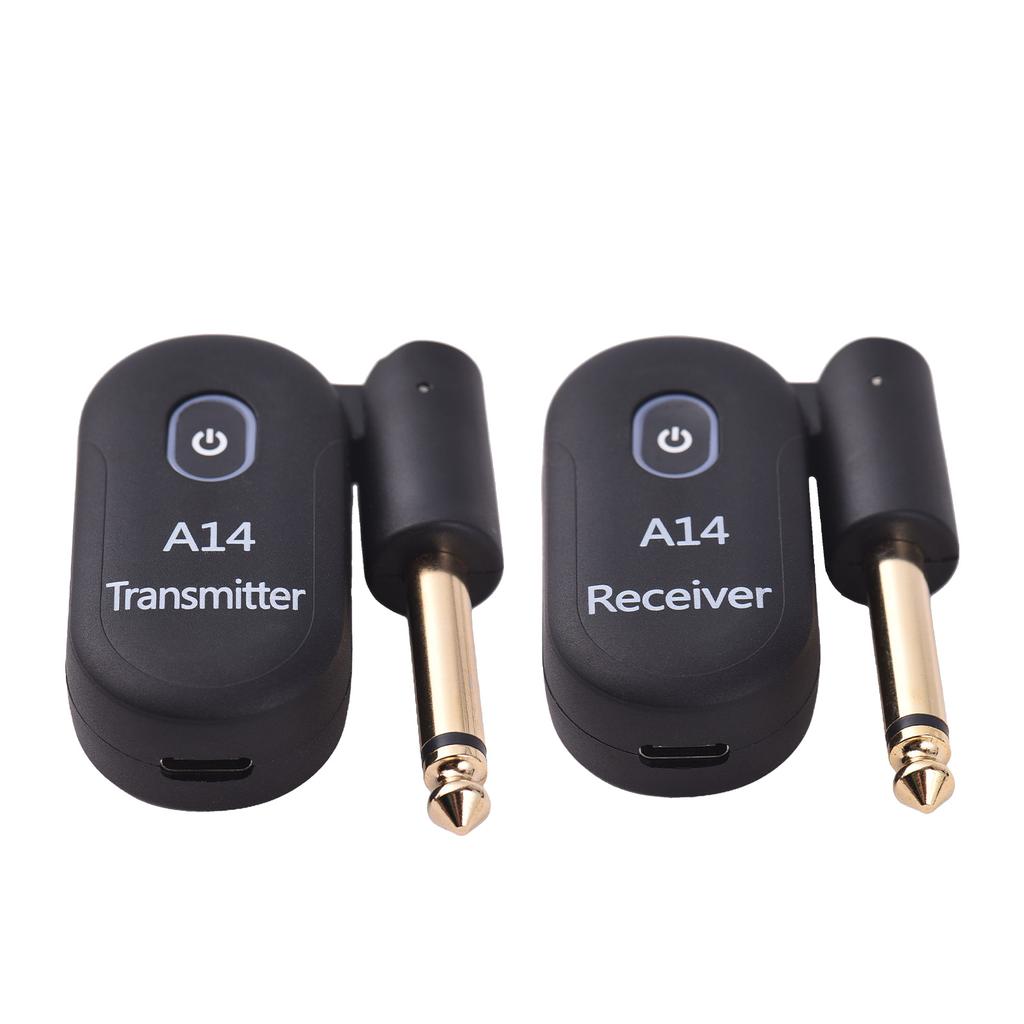 Sistema de guitarra inalámbrico 2.4G, transmisor y receptor de guitarra portátil recargable, modo dual