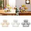Tiered Wire Basket Stand Multiuse Bread Basket Fruit Bowl Holder Iron Mesh Fruits Stand for Potato Bread Snack Veggie Table