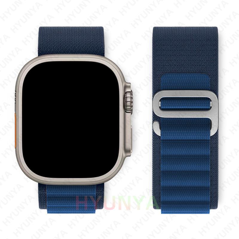 Alpine Λουράκι για Apple Watch Band Σειρά 10 9 8 7 SE Ultra 2 41mm 42mm 45mm 46mm 49mm 40mm 44mm IWatch Correa Λουράκι Ρολόι Βραχιόλι