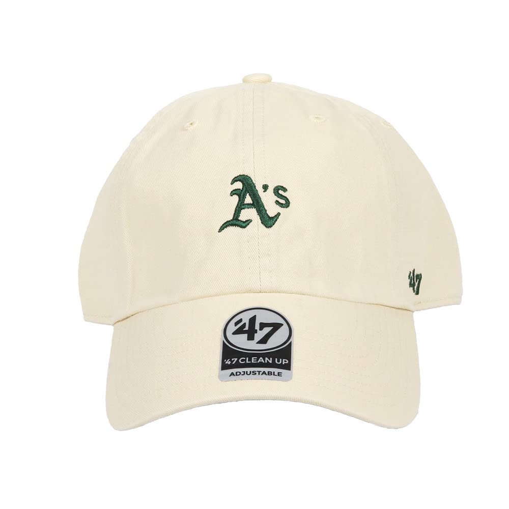 47 Mini Logo Clean Up Cap for Men and Small Forty Seven Natural Women, Logo, Athletics,