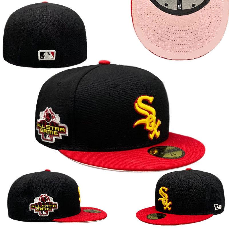 Baseball Fully Enclosed Baseball Cap, Non-Adjustable, Can Be Worn Upside Down, New Dense Embroidered American Hip-Hop Baseball League Size Cap