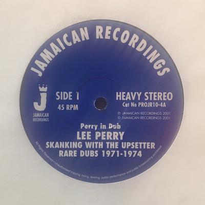 10inch Record LEE PERRY - Skanking With The Upsetter - Rare D PROJR104 Jamaican Record 2001 UK Reggae, Ska & Dub Used