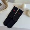 Gray Socks, Women'S Mid-Leg Socks, Summer Trendy Cotton Socks, Ballet Style, With German Training Shoes, Loose Mouth Piles Of Socks