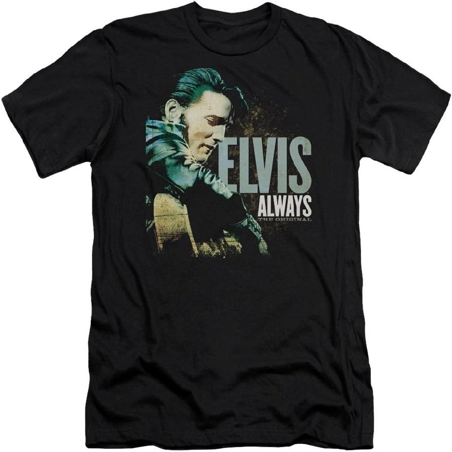 Elvis Presley - Mens Always The Original Premium Slim Fit T-Shirt S чёрный