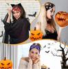 Elastic Non Slip Halloween Headbands Hair Accessories Bulk Pumpkin Pattern Halloween Hairband for Women Girl