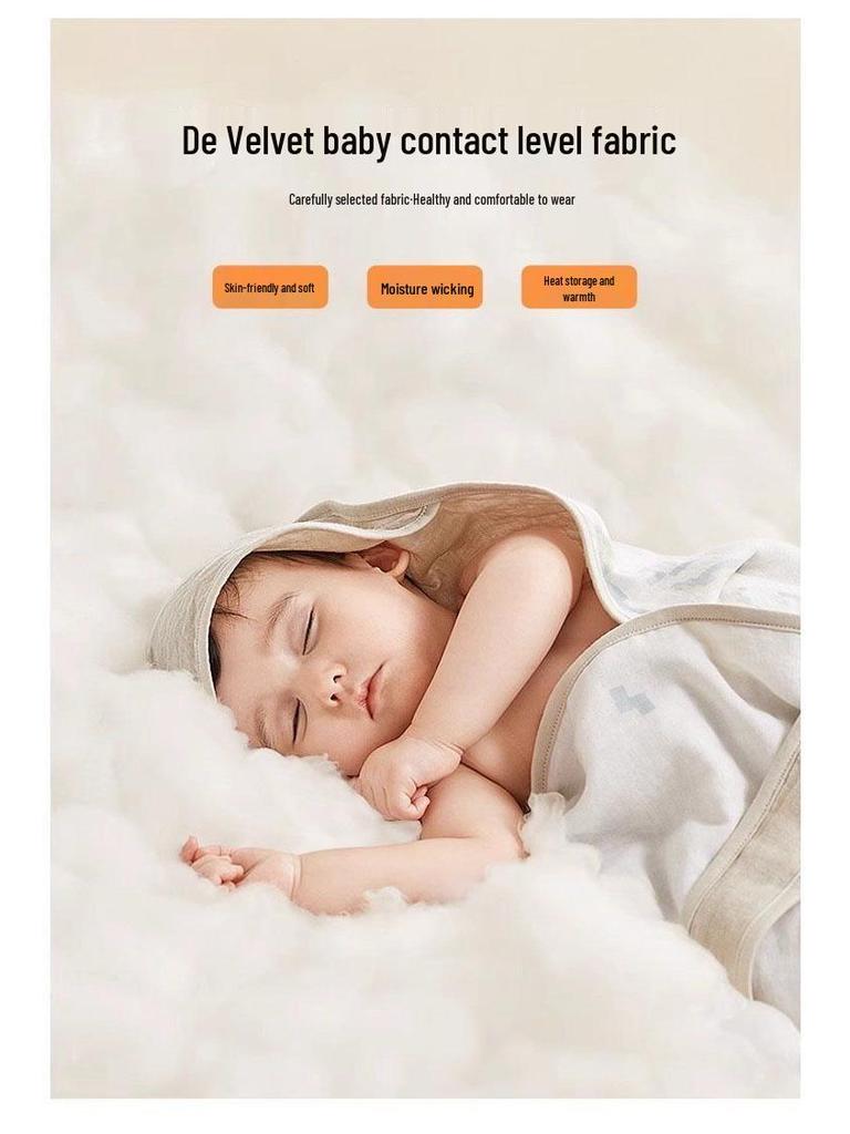 Kids' Thermal Underwear Set - Half-High Collar, Double-Sided Heating for Boys and Girls - Autumn Wear