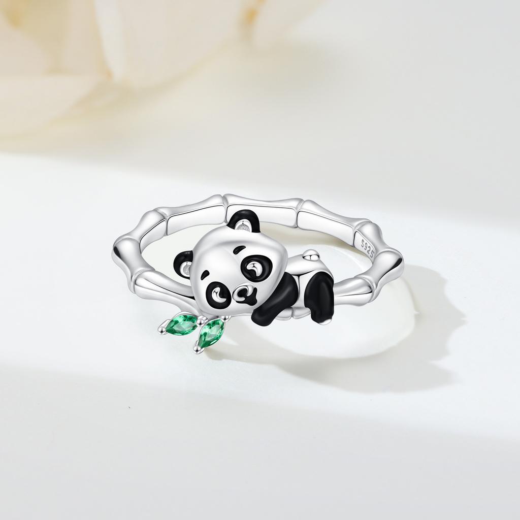 Copper Original Forever Eternal Panda Ring Women'S Anniversary Present Engagement Rings Ideal For Women Mens Jewelry