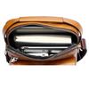WEIXIER Bolso Bandolera de Cuero para Hombre Bolso Mensajero Clásico Impermeable Maletín Bolso Satchel Bolso de Viaje