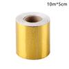 5Cm 5/9/10M Gold Car Motorcycle Exhaust Wrap Pipe Header Heat Insulation Roll Tape Turbo Heat Exhaust Thermal Wrap Tape