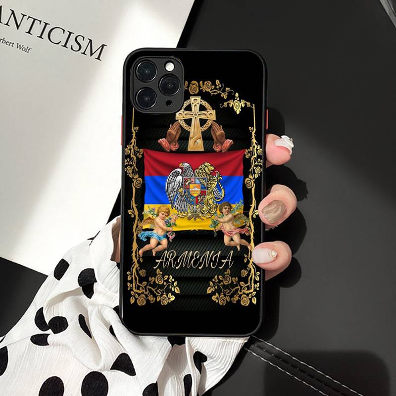 Armenia Armenians Flag Phone Case for iPhone 11 12 13 Mini Pro XS MAX 8 7 6 6S Plus X 5S SE 2020 XR Case