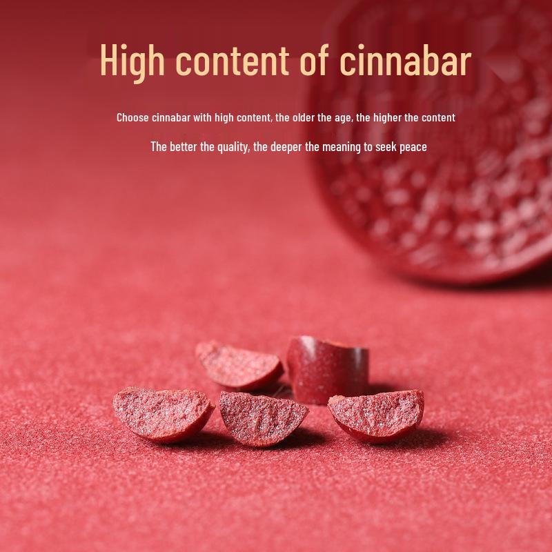 Nine Palaces Cinnabar Bagua Pendant - Purple Gold Sand Men's & Women's Necklace