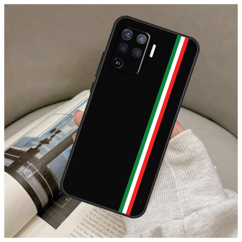

Italy Flag Case For Oppo A16 A76 A96 A60 A98 A58 A78 A18 A38 A80 A40 A77 A57 A17 A74 A54 A94 A15 A5 Pro OPPO A96 4G