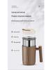 304 Stainless Steel Travel Mug with Lid - Multi-purpose Coffee, Tea, & Office Cup