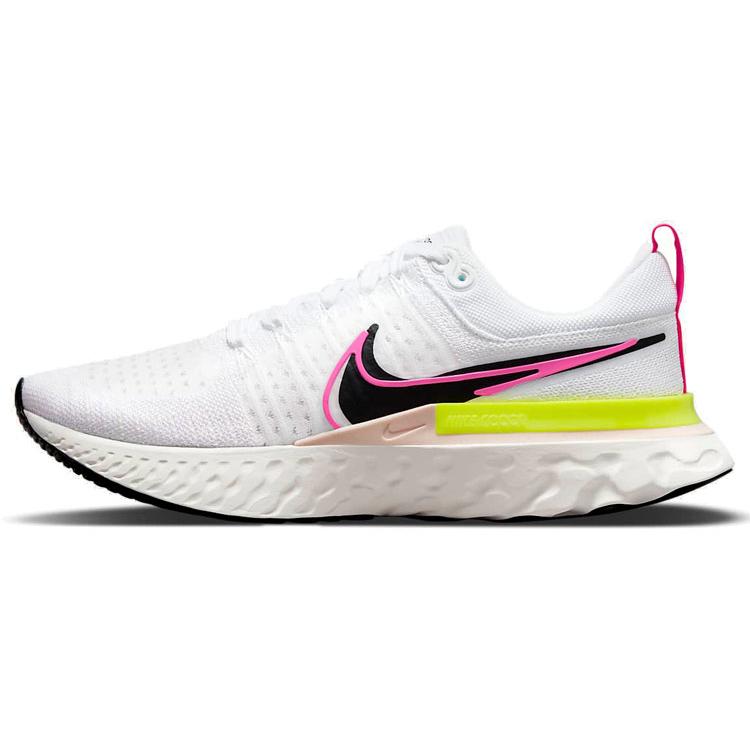 Nike React Infinity Run Flyknit 2 'Rawdacious' (Unisex) White / Sail / Pink Blast / Black Running Shoes DJ5395 100