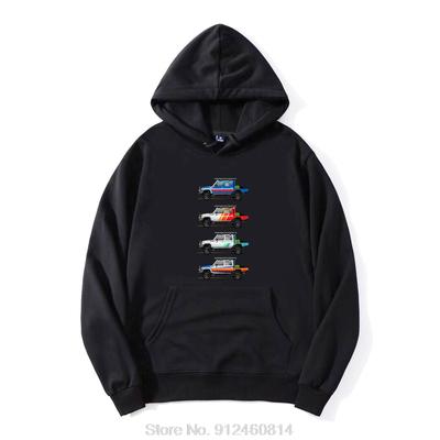 Ny Hoodie Mode Herrjacka Dragkedja Hoodie Hoody Land Cruiser 79-serien Bomull Oversized Sweatshirt Herrkläder Streetwear