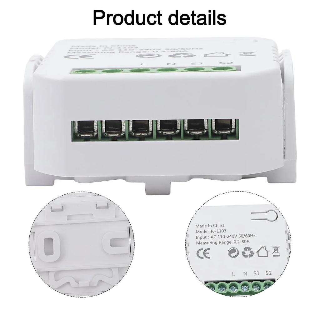 WiFi Energy Meter Electricity Meters Replaceable Accessories For Household Electricity Comprehensive Energy Monitoring