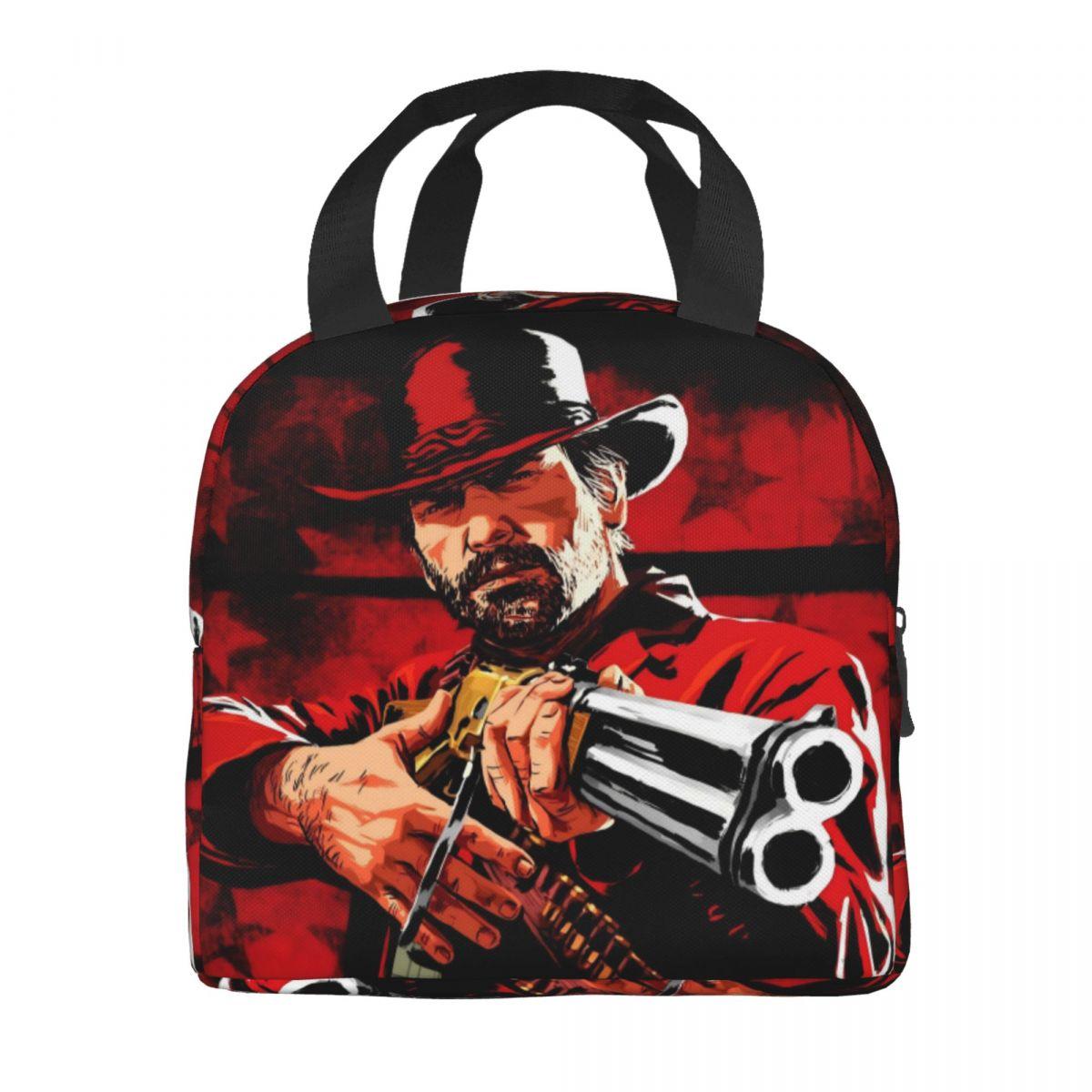 Arthur Morgan Thermal Insulated Lunch Bags for Work Portable Bento Box Cooler Thermal Lunch Box Option 1