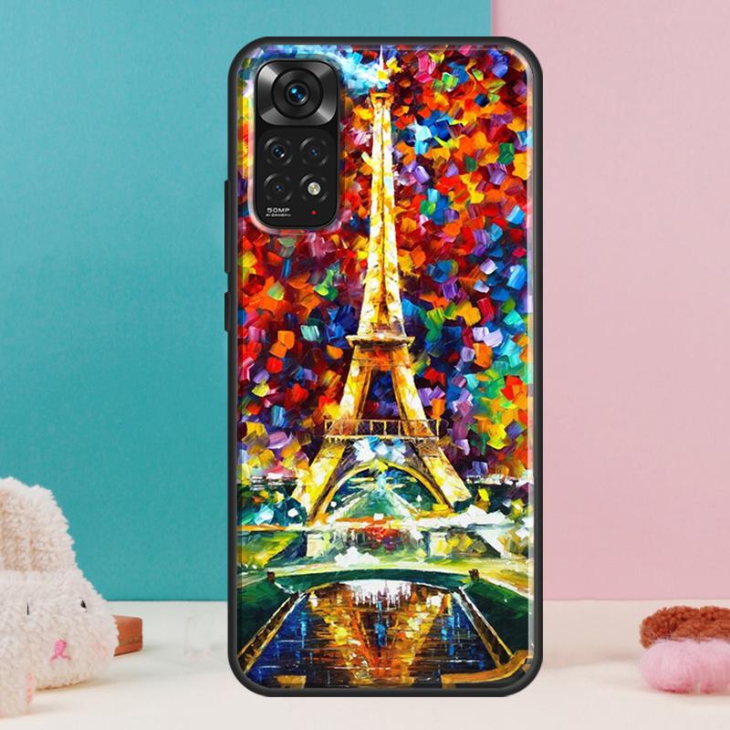 Eiffel Tower Paris Case For Xiaomi Redmi Note 14 12 11 9 10 13 Pro 9S 10S 11S 12S Redmi 13C 10C 12C 14C Cover