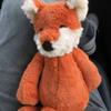 Fox Jellycat Plush Toy With Pp Cotton Filling Suitable For Kids Gift Surprise