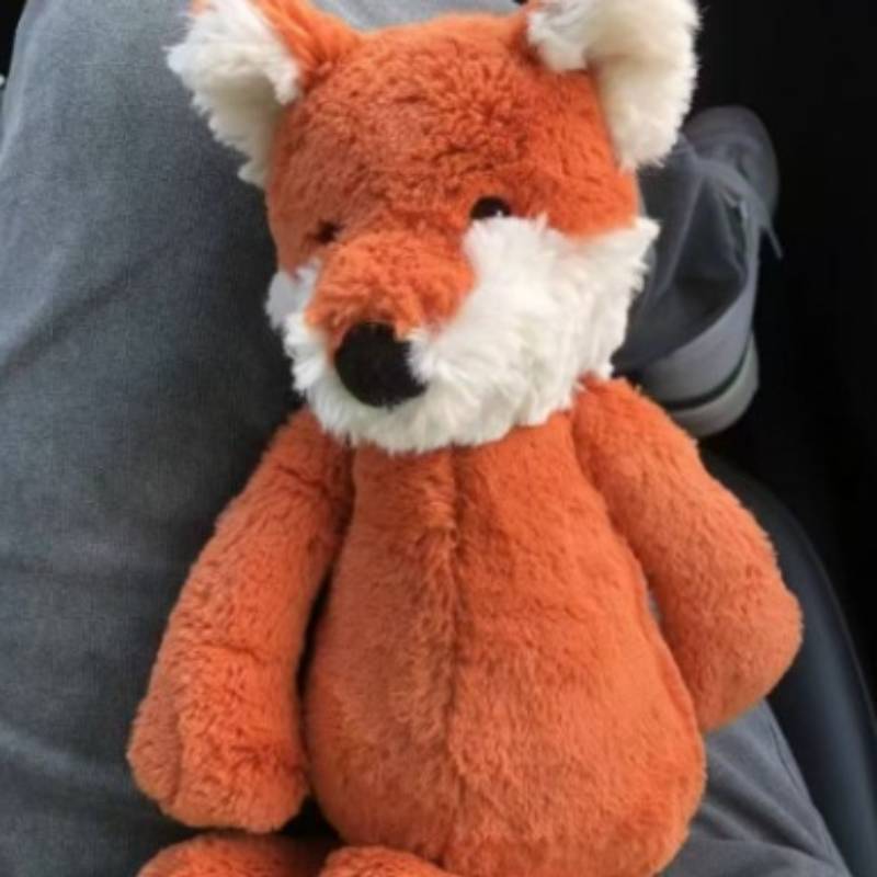 Fox Jellycat Plush Toy With Pp Cotton Filling Suitable For Kids Gift Surprise