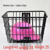 Heavy-Duty Enlarged Rear & Front Bicycle Carrier Basket