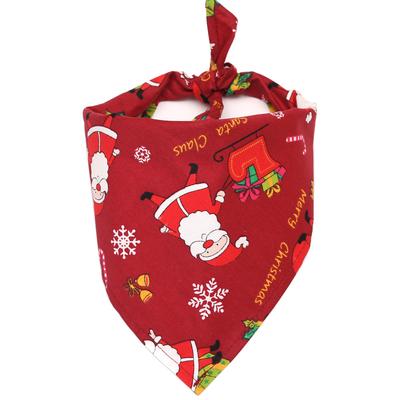Dog Triangular Bandanas Pet Dogs Bandana Christmas Washable Bow Ties Collar Cat Scarf Accessories