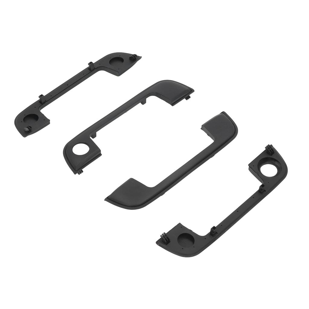 Car Exterior Door Handle 51218122442 Black Door Handle Frame Trim Cover Set for E36 E34 E32