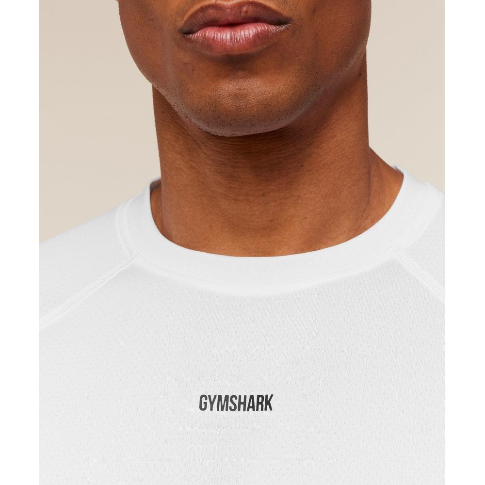 Gymshark Train T shirT whiTe A4c5o Wb57