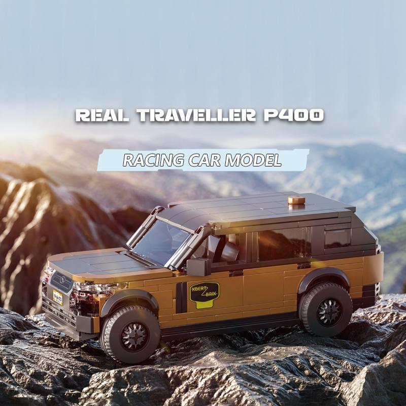 

398PCS City Traveller Vehicle Building Blocks Connectable Travel Tailer Model Bricks Desktop Display DIY Toys Kids Holiday Gifts