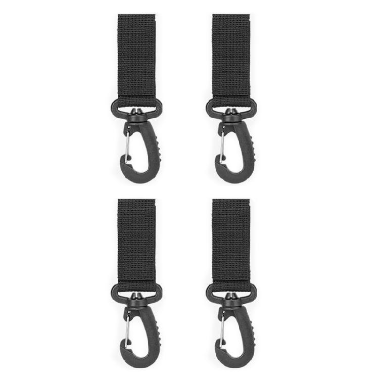 4Pcs Tactically Hanging Buckles Fastener Hook Carabiner Keychains Buckles Clip Nylon Webbing Belt Carabiner Easy to Use