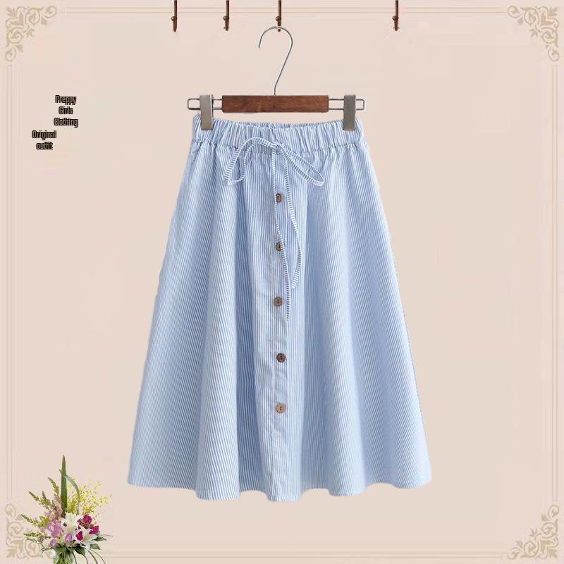 

Сладкий летний комплект поло и юбки с высокой талией для средней школы XL