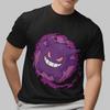 Gengar Pokémon Grafisk T-skjorte Menn Unisex Bomulls-T-skjorte Morsom Anime Spøkelsestype Topp