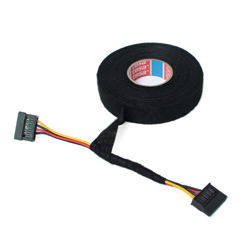 1/3Pcs 32/25/19MM Heat-resistant Adhesive Cloth Fabric Tape for Automotive Cable Tape Harness Wiring Loom Electrical Heat TapePinstriping Tape 3